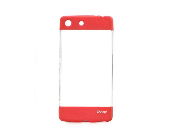 Roar Fit Up Silicone Case - Θήκη Σιλικόνης Red (Sony Xperia M5)
