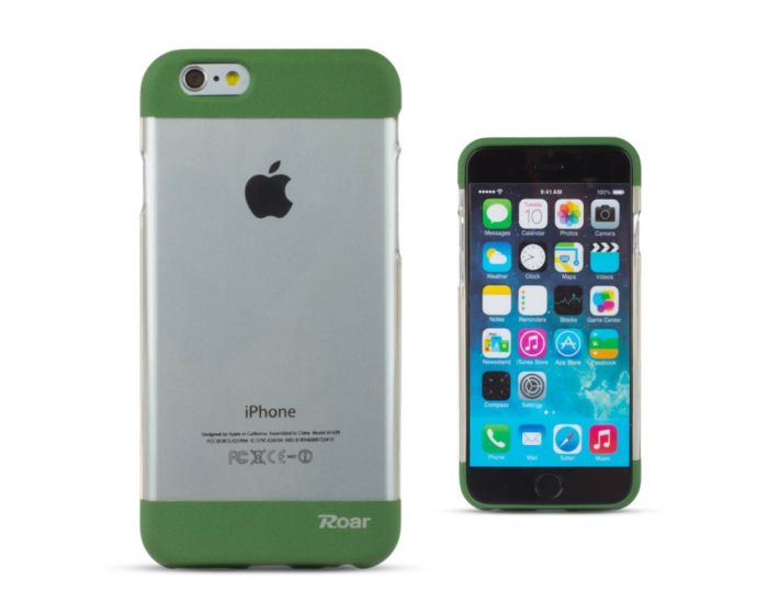 Roar Fit Up Silicone Case - Θήκη Σιλικόνης Green (iPhone 7 Plus)