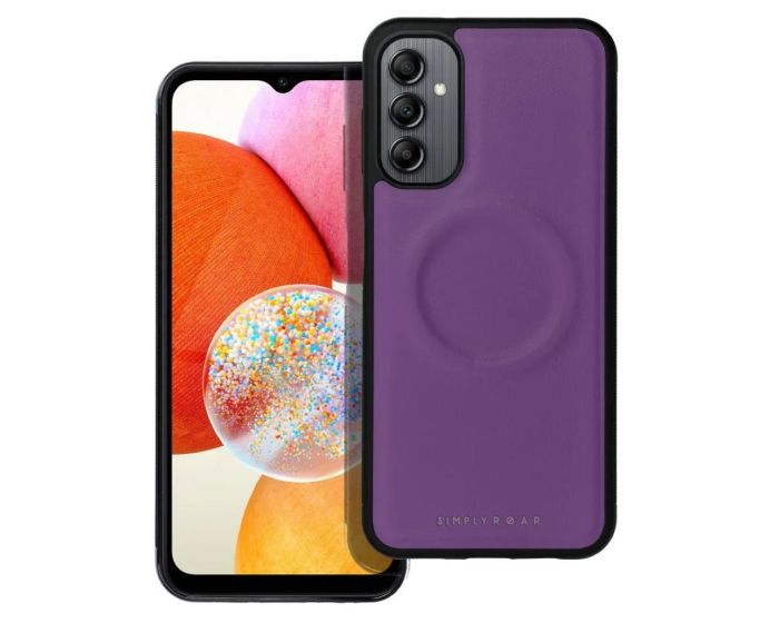 Roar Mag Morning PU Leather MagSafe Case - Purple (Samsung Galaxy A14 4G / 5G)