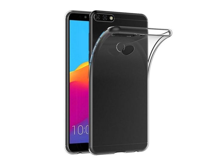 Roar Ultra Thin 0.3mm Silicone Case Διάφανη (Huawei Y7 Prime 2018)