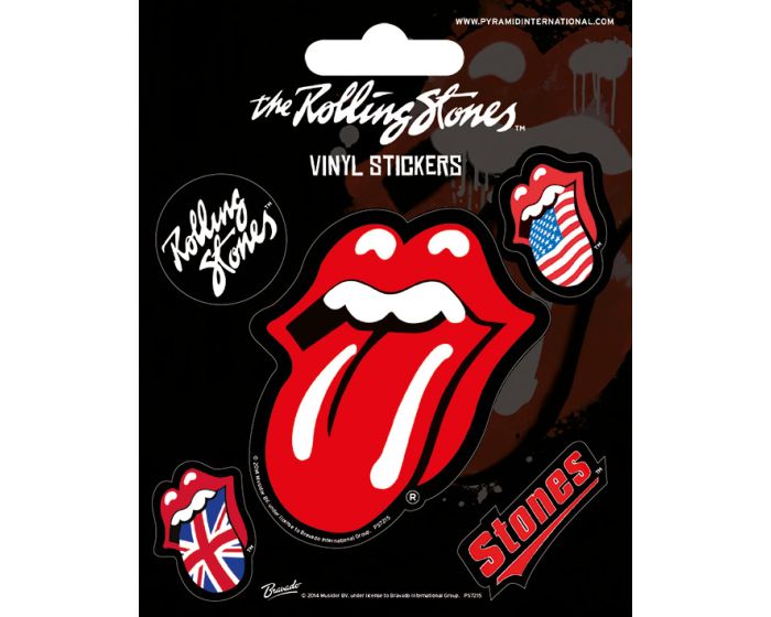 The Rolling Stones (Lips) Vinyl Sticker Pack - Σετ 5 Αυτοκόλλητα
