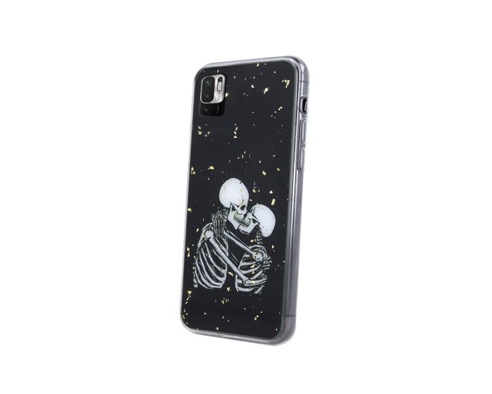 Romantic Skeletons Kiss TPU Silicone Case (Xiaomi Poco M3 Pro 5G / Redmi Note 10 5G)