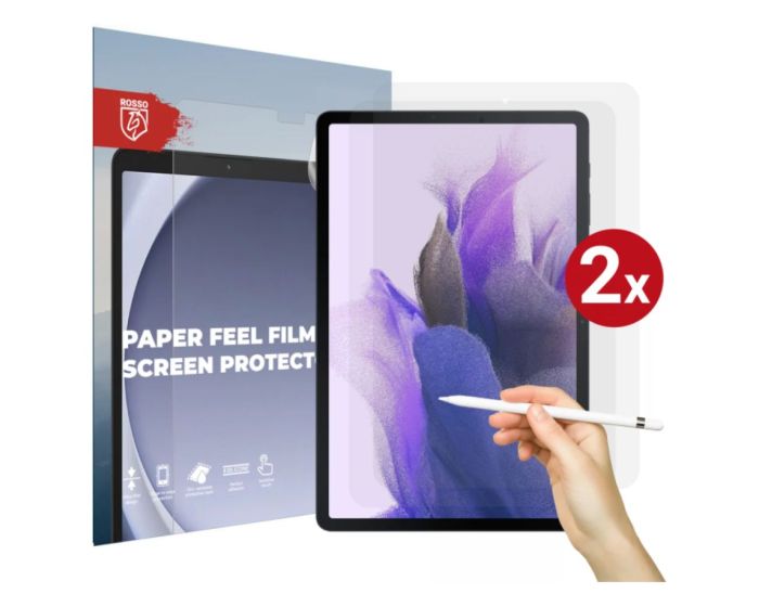 Rosso Paper Feel Screen Protector Μεμβράνη Προστασίας Οθόνης 2 Τεμάχια (Samsung Galaxy Tab S7 FE 5G 12.4)