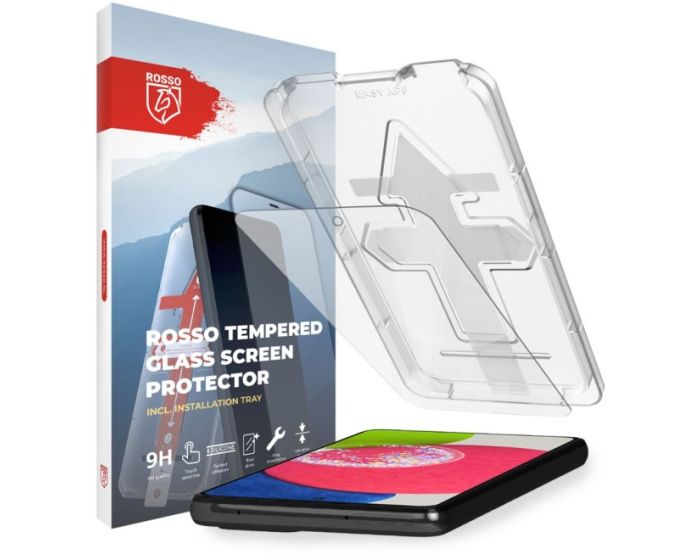 Rosso Αντιχαρακτικό Γυαλί Tempered Glass Screen Prοtector with Installation Tray (Samsung Galaxy A52 / A52s)