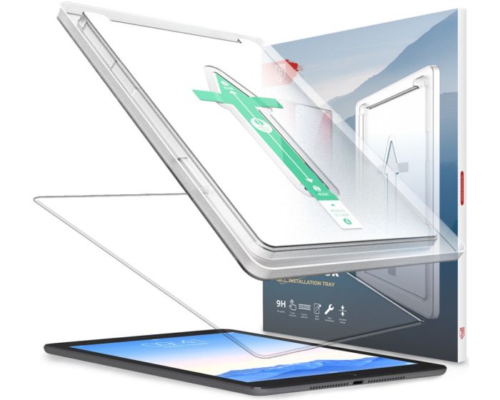 Rosso Αντιχαρακτικό Γυαλί Tempered Glass Screen Prοtector with Installation Tray (iPad 9.7 2017 / 2018 / Air / Air 2)