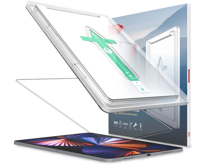 Rosso Αντιχαρακτικό Γυαλί Tempered Glass Screen Prοtector with Installation Tray (iPad Pro 12.9 2018 / 2020 / 2021 / 2022)