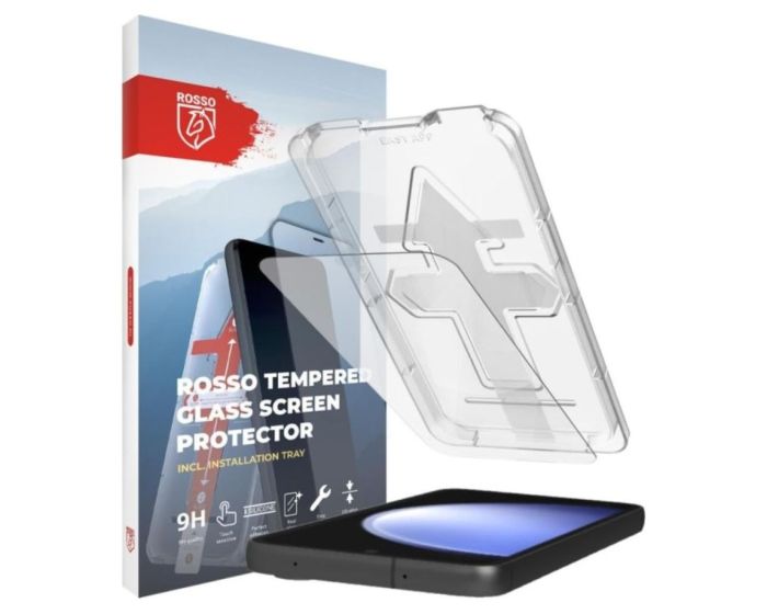 Rosso Αντιχαρακτικό Γυαλί Tempered Glass Screen Prοtector with Installation Tray (Samsung Galaxy S23 FE)