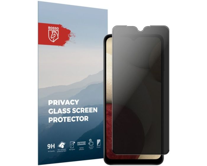 Rosso Tempered Glass Privacy Αντιχαρακτικό Γυαλί Προστασίας Απορρήτου Οθόνης (Samsung Galaxy A12)