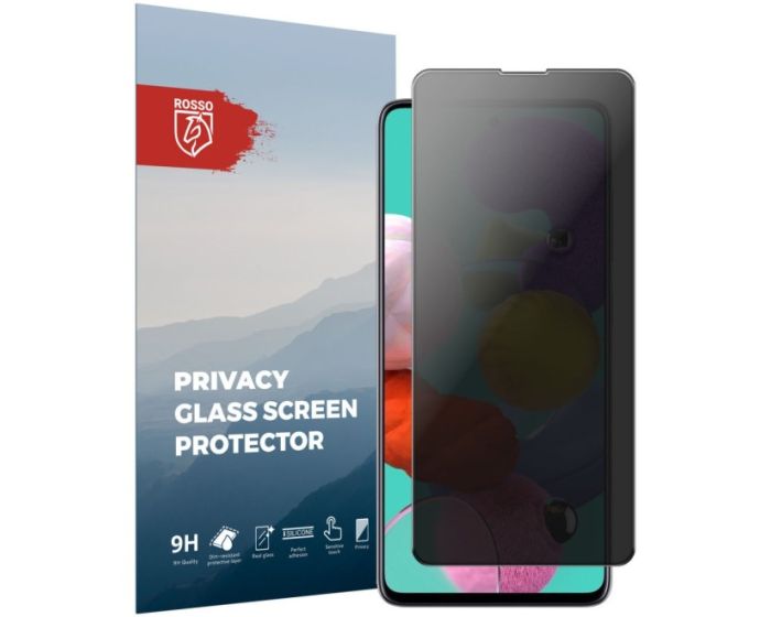 Rosso Tempered Glass Privacy Αντιχαρακτικό Γυαλί Προστασίας Απορρήτου Οθόνης (Samsung Galaxy A51 5G)