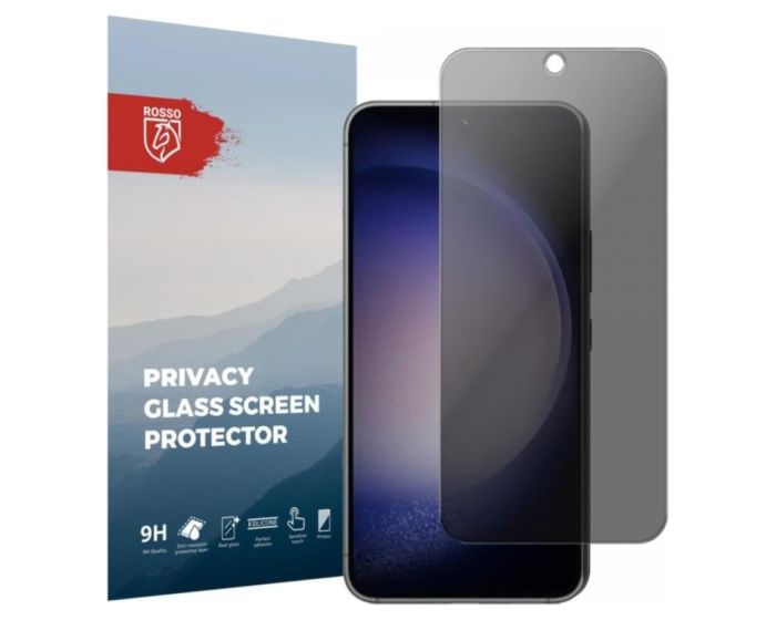 Rosso Tempered Glass Privacy Αντιχαρακτικό Γυαλί Προστασίας Απορρήτου Οθόνης (Samsung Galaxy S23)