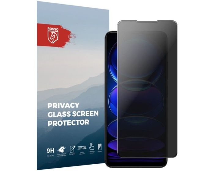 Rosso Tempered Glass Privacy Αντιχαρακτικό Γυαλί Προστασίας Απορρήτου Οθόνης (Xiaomi Redmi Note 12 Pro 5G / Poco X5 Pro 5G)
