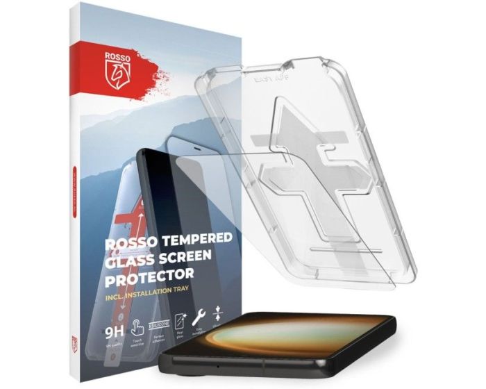 Rosso Αντιχαρακτικό Γυαλί Tempered Glass Screen Prοtector with Installation Tray (Samsung Galaxy S23)