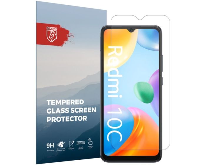 Rosso Αντιχαρακτικό Γυαλί Tempered Glass Screen Prοtector (Xiaomi Redmi 10C)