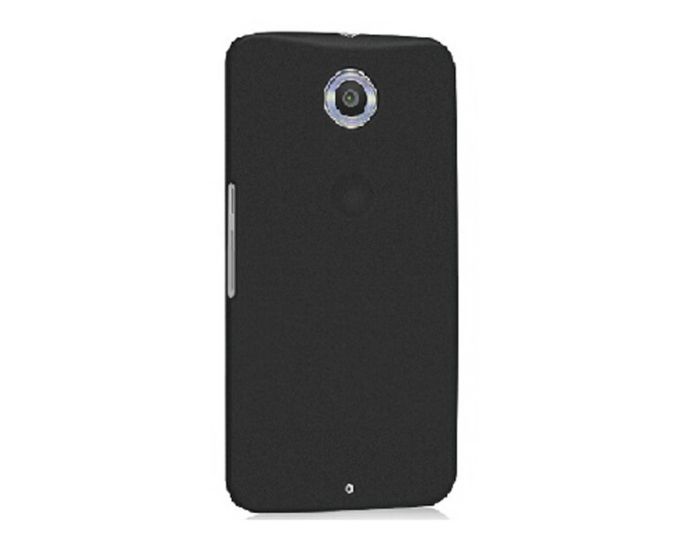 Rubber Plastic Θήκη Πλαστική - Μαύρη (Google Nexus 6)