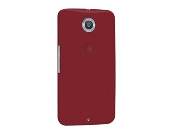 Rubber Plastic Θήκη Πλαστική - Κόκκινη (Google Nexus 6)