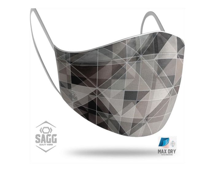 SAGG Face Mask Προστατευτική Μάσκα Προσώπου - Gry Karo