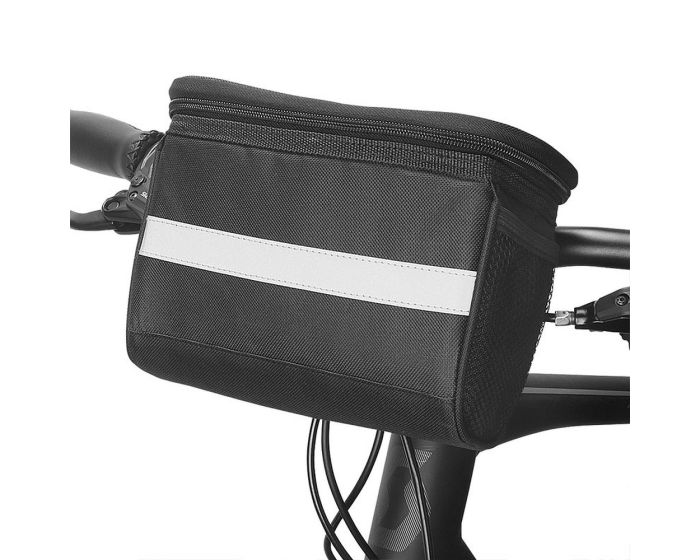 SAHOO 11002 2L Bike Water Resistant Bag with Zip - Τσάντα Ποδηλάτου - Black