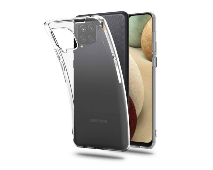 TECH-PROTECT Flexair Crystal Case Θήκη Σιλικόνης Διάφανο (Samsung Galaxy A12)