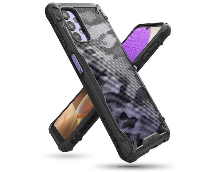 Ringke Fusion-X Σκληρή Θήκη με TPU Bumper Camo (Samsung Galaxy A32 5G)