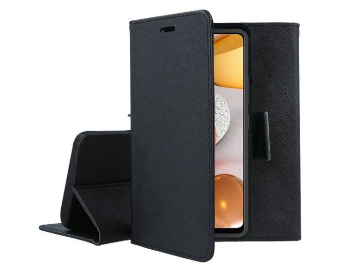 Tel1 Fancy Diary Case Θήκη Πορτοφόλι με δυνατότητα Stand Black (Samsung Galaxy A42 5G)
