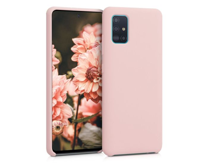 KWmobile Flexible Rubber Case Θήκη Σιλικόνης (51197.52) Antique Pink Matte (Samsung Galaxy A51)