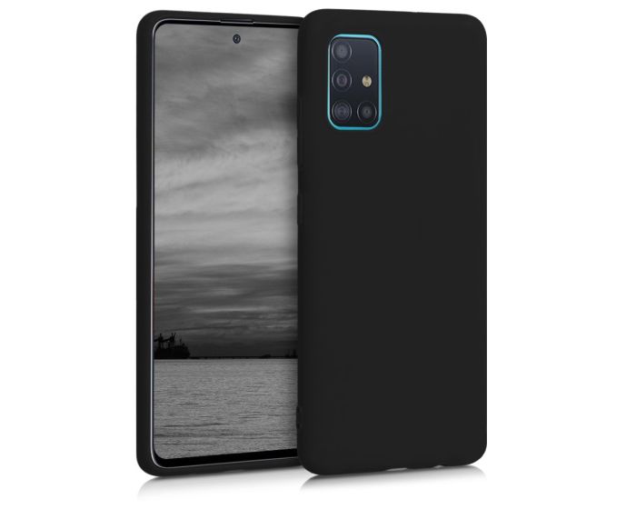 KWmobile TPU Silicone Case (51196.47) Black Matte (Samsung Galaxy A51)