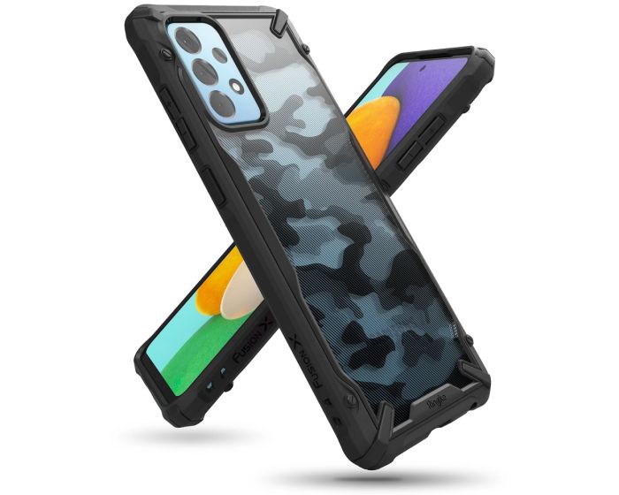 Ringke Fusion-X Σκληρή Θήκη με TPU Bumper Camo (Samsung Galaxy A52 / A52s)