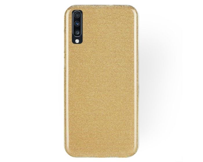 Forcell Glitter Shine Cover Hard Case Gold (Samsung Galaxy A70)