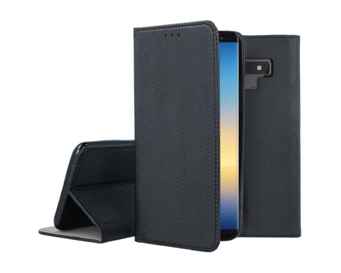 Forcell Smart Book Case με Δυνατότητα Stand Θήκη Πορτοφόλι Black (Samsung Galaxy Note 9)