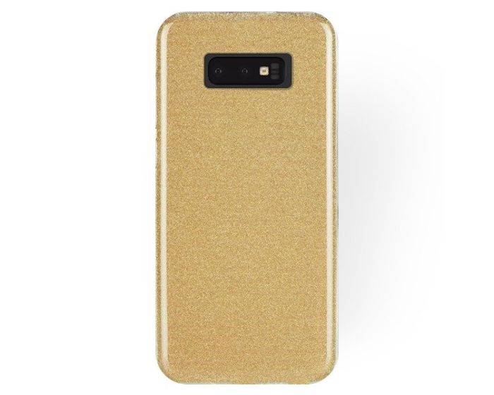 Forcell Glitter Shine Cover Hard Case Gold (Samsung Galaxy S10e)