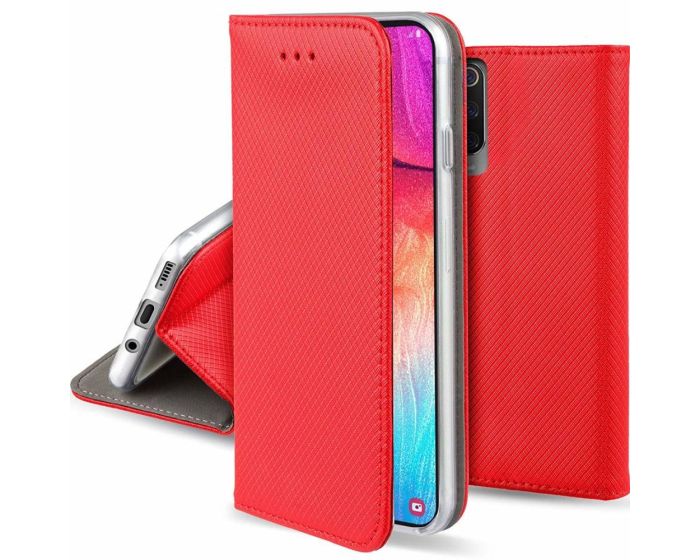 Forcell Smart Book Case με Δυνατότητα Stand Θήκη Πορτοφόλι Red (Samsung Galaxy S20 FE)