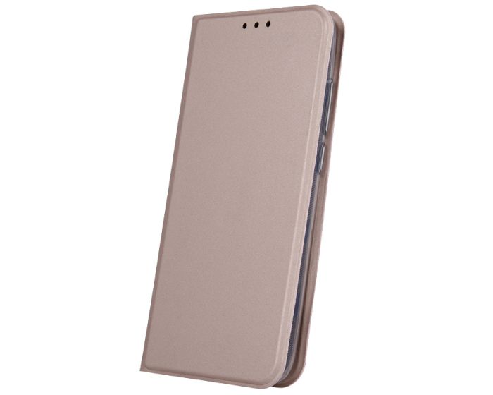 Smart Skin Wallet Case Θήκη Πορτοφόλι με Stand - Rose Gold (Samsung Galaxy M51)