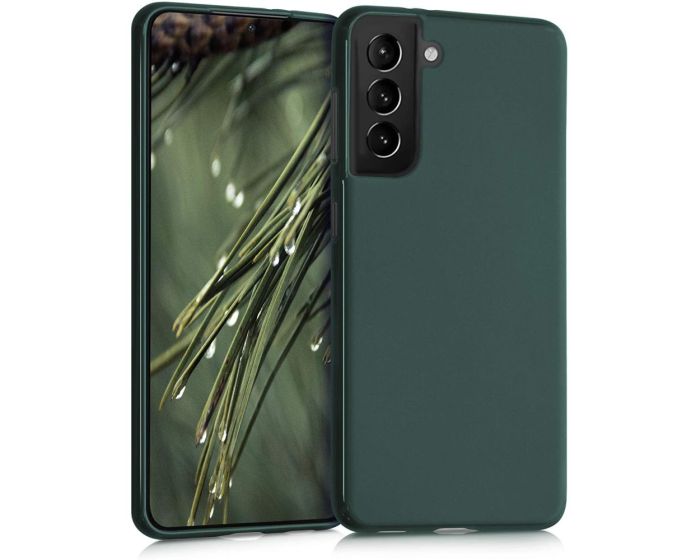 KWmobile TPU Silicone Case (54055.169) Moss Green (Samsung Galaxy S21 5G)