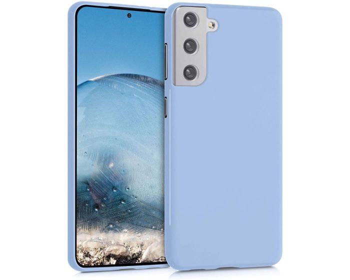 KWmobile TPU Silicone Case (54065.58) Light Blue Matte (Samsung Galaxy S21 Plus 5G)