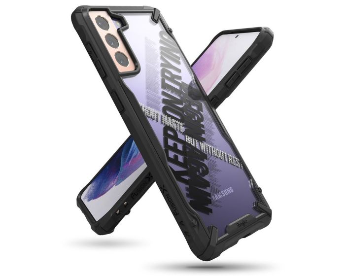 Ringke Fusion-X Design Σκληρή Θήκη με TPU Bumper Cross (Samsung Galaxy S21 Plus 5G)