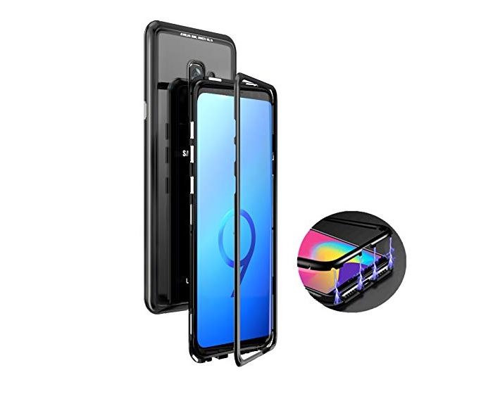 Magneto Bumper Case - Μαγνητική Θήκη Clear / Black (Samsung Galaxy S9)