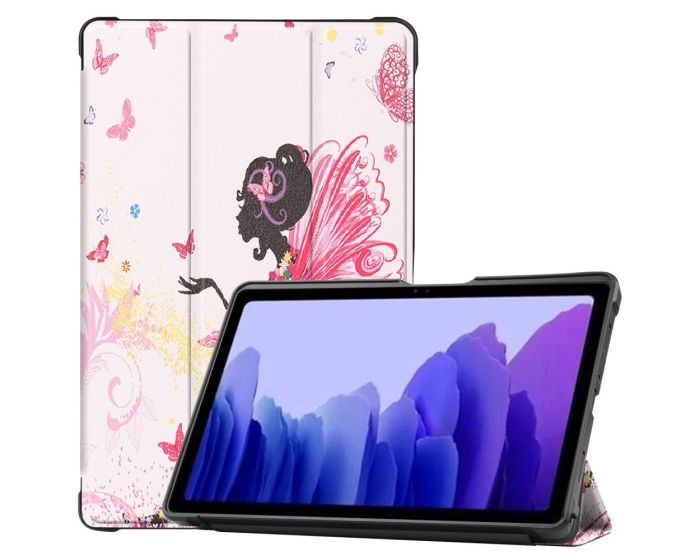 Book Case TPU Cover με δυνατότητα Stand - Flower Fairy (Samsung Galaxy Tab A7 10.4 2020 / 2022)