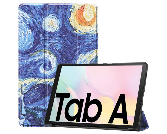 Tri-Fold Book Case με δυνατότητα Stand - Starry Night (Samsung Galaxy Tab A7 10.4 2020 / 2022)