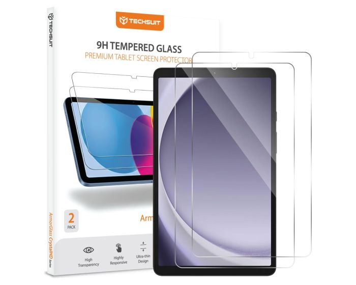Techsuit ArmorGlass CrystalHD 2-Pack 9H Tempered Glass Screen Prοtector (Samsung Galaxy Tab A9 8.7 / A11 8.7)