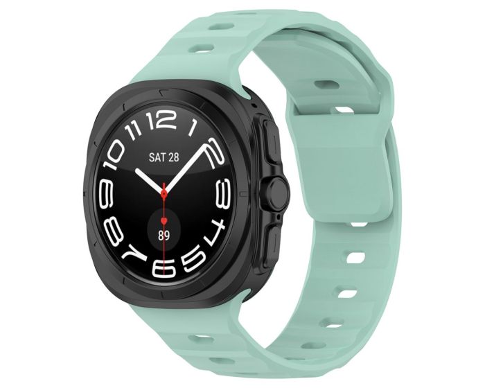 Techsuit Watchband (W055) Silicone Strap Samsung Galaxy Watch Ultra 47mm - Light Green