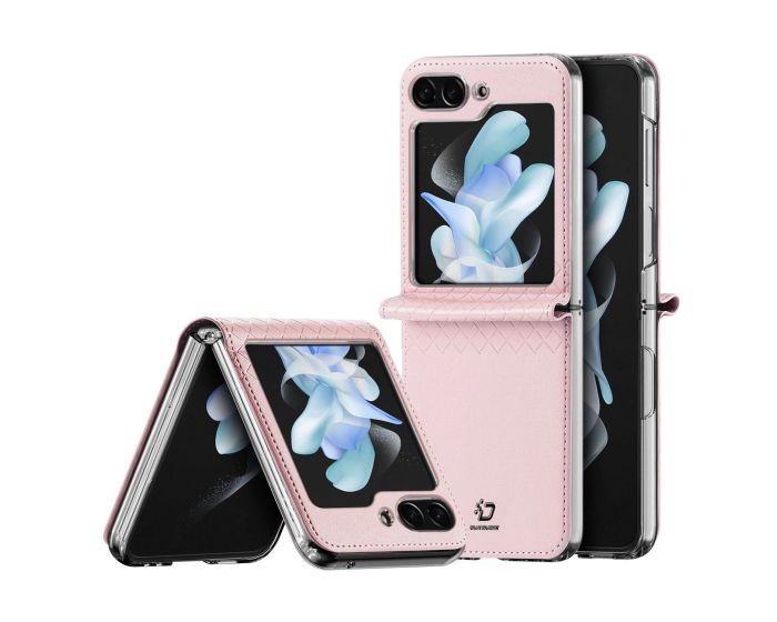 DUX DUCIS Bril PU Leather Case Θήκη Book - Pink (Samsung Galaxy Z Flip5)