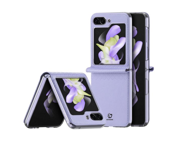 DUX DUCIS Bril PU Leather Case Θήκη Book - Purple (Samsung Galaxy Z Flip5)