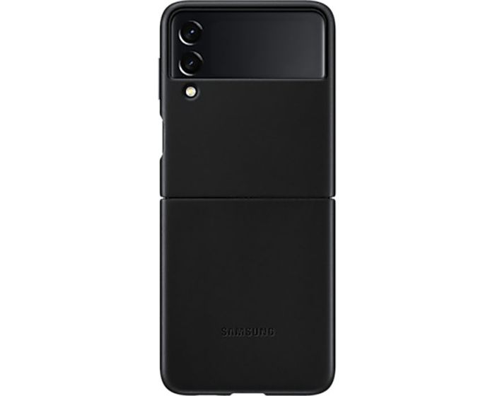 Samsung Leather Cover (EF-VF711LBEGWW) Δερμάτινη Θήκη Black (Samsung Galaxy Z Flip 3 5G)