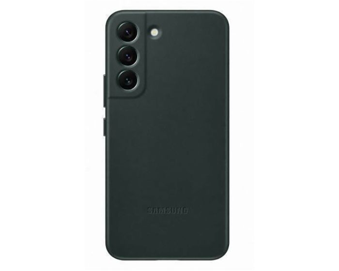 Samsung Leather Cover (EF-VS901LGEGWW) Δερμάτινη Θήκη Dark Green (Samsung Galaxy S22 5G)