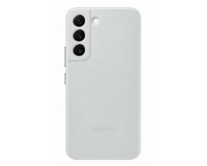 Samsung Leather Cover (EF-VS901LJEGWW) Δερμάτινη Θήκη Light Gray (Samsung Galaxy S22 5G)