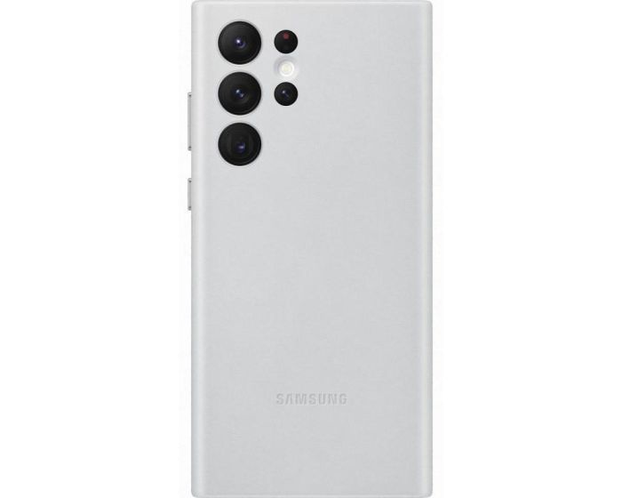 Samsung Leather Cover (EF-VS908LJEGWW) Δερμάτινη Θήκη Light Gray (Samsung Galaxy S22 Ultra 5G)