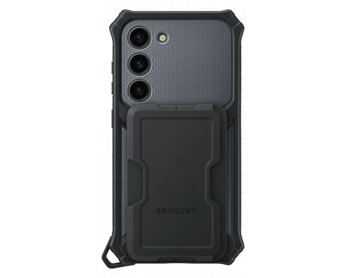 Samsung Rugged Gadget Case (EF-RS911CBEGWW) Ανθεκτική Θήκη με Kickstand και Card Slot Titan (Samsung Galaxy S23)