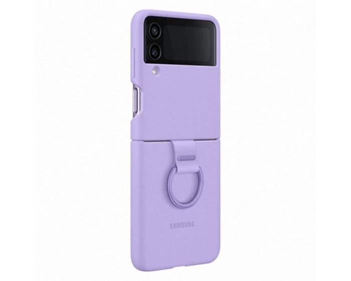 Samsung Silicone Ring Cover Case (EF-PF721TVEGWW) Θήκη Σιλικόνης Lavender (Samsung Galaxy Z Flip4)