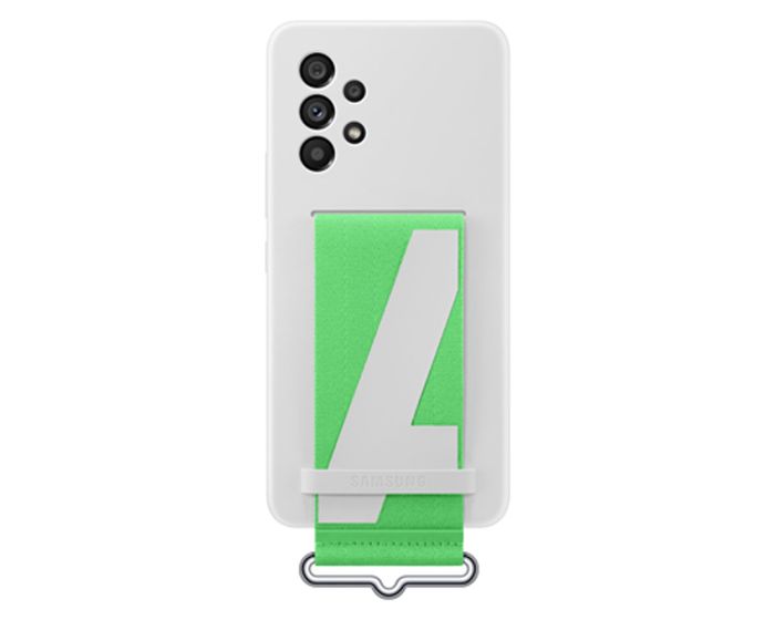 Samsung Silicone Strap Case (EF-GA536TWEGWW) Θήκη Σιλικόνης White (Samsung Galaxy A53 5G)