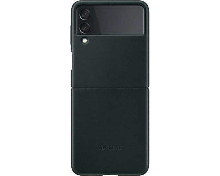 Samsung Leather Cover (EF-VF711LGEGWW) Δερμάτινη Θήκη Green (Samsung Galaxy Z Flip 3 5G)